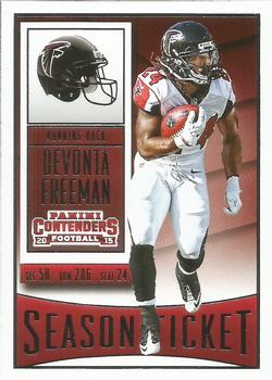 Devonta Freeman Atlanta Falcons 2015 Panini Contenders NFL #41